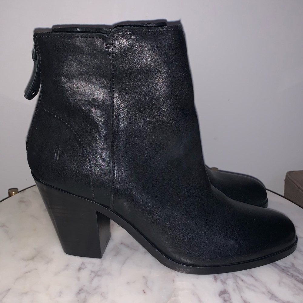 Frye black booties